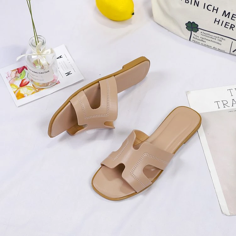 Trendy Fashion Luxury Brand Women Lady Girls Flat Sandals Slippers 95% off