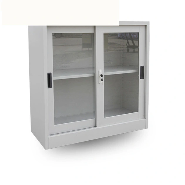 Hot Sale 2 Glass Sliding Door Storage Filing Cabinet Made in China