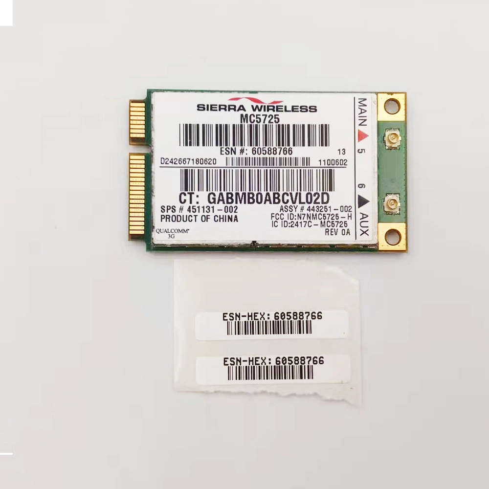 Sierra Wireless Rev Mc5725 Mini-PCI CDMA EVDO Qualcomm 3G módulos Con Sku1100602