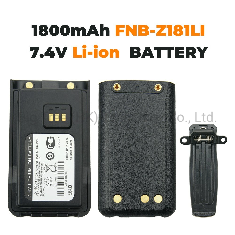 FNB-Z181li 7,4V 1800mAh Funkbatterie für Vertex-Batterie EVX-C31 VZ-30 VZ-30-D0-5 VZ-30-G6-4