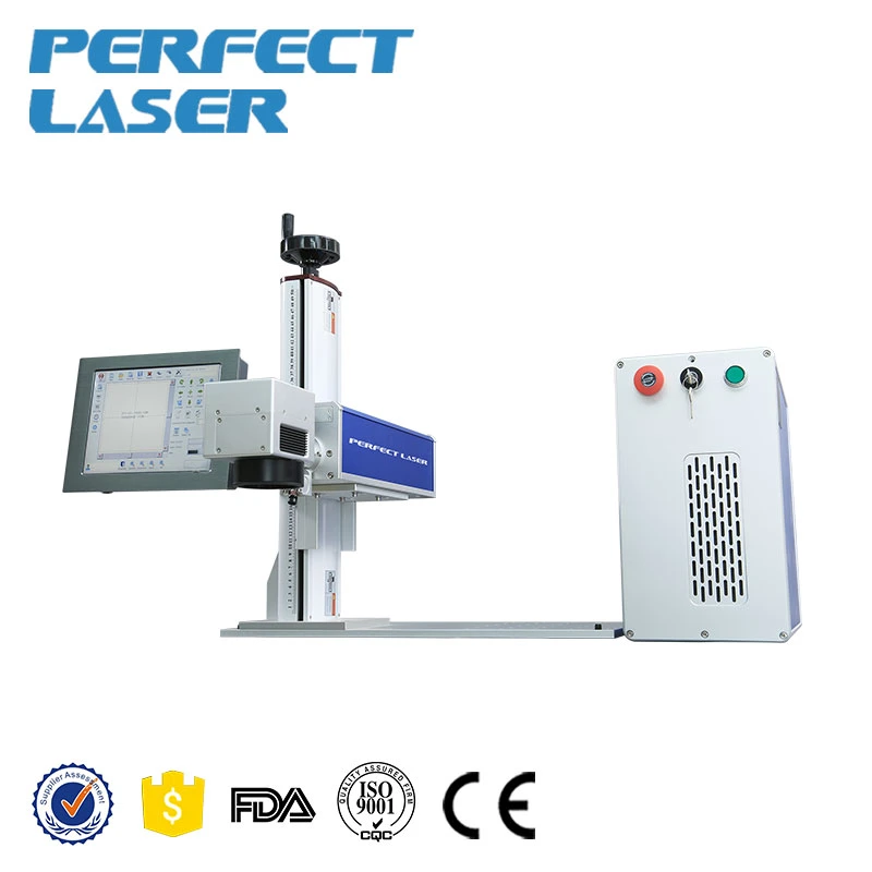 Industrial Stainless Steel Aluminum 10W 20W 30W Desk Model Fiber Laser Markers