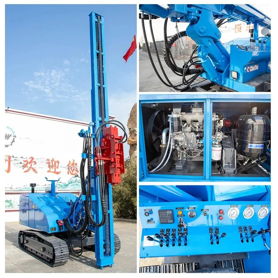 Small Pile Driving Machine Hydraulic Static Pile Driver Piling Machine Tractor