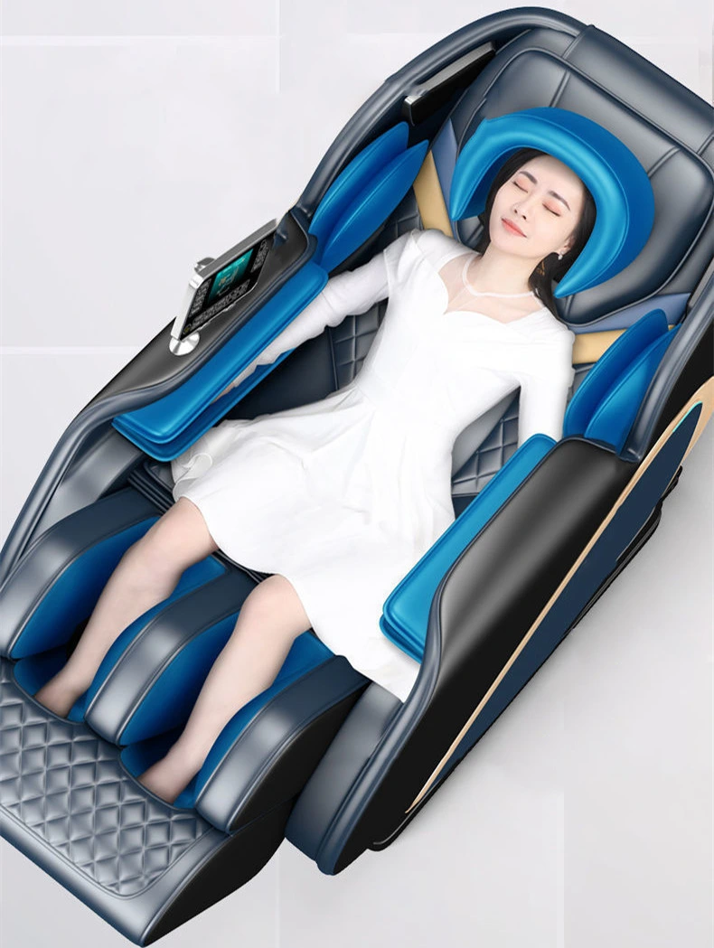 Home Use Full Body Bed 8d Zero Gravity Luxury Massage Chair with U Shaped Sleeper