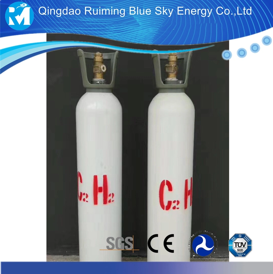 Gasflasche C2h2 Mit Geschweißtem Acetylen