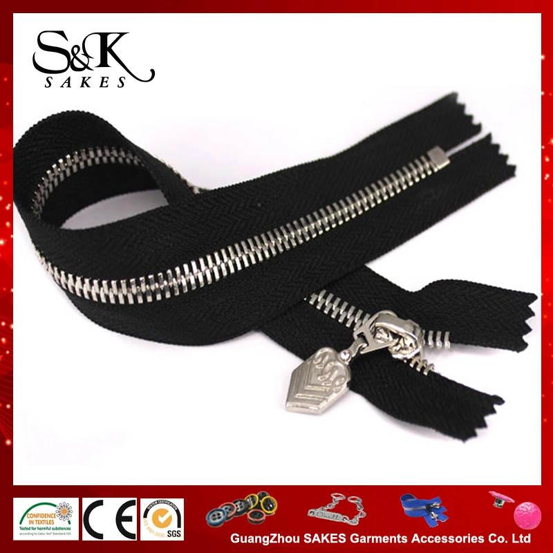 New Products Recycled Design 5# Metal Zipper for Cloth and Bag