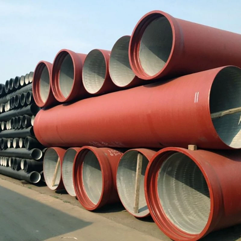 ISO 2531 En545 En598 Ductile Cast Iron Pipe K9 for Water Transfering