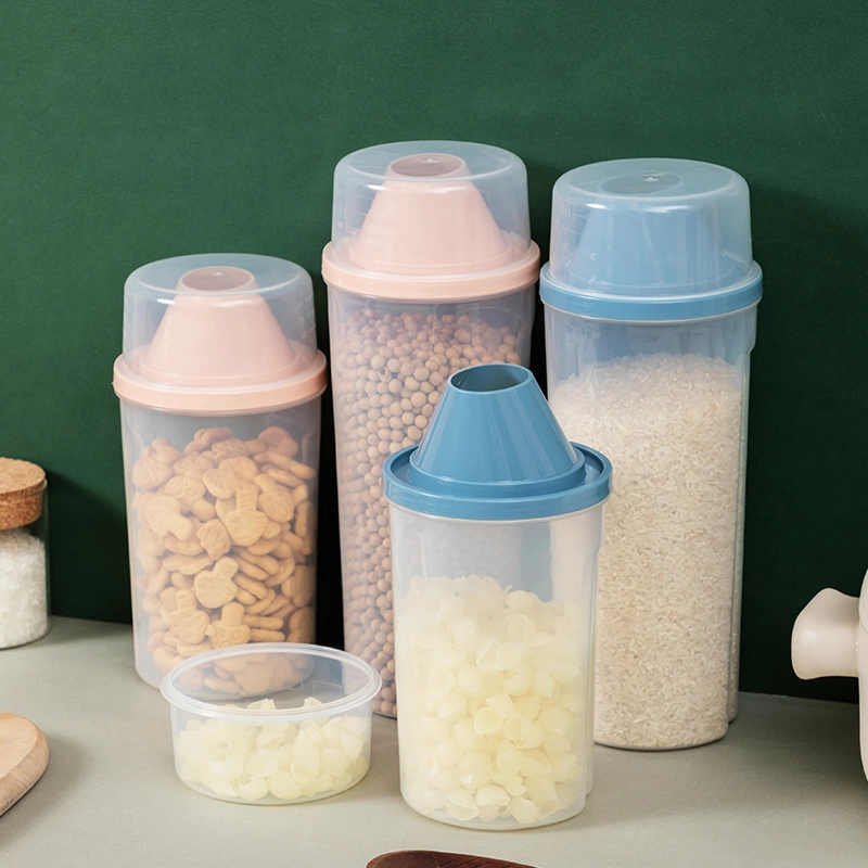 Airtight Rice Cereal Food Container 1L-1.5L Food Containers Cereal Jar Storage Container Set