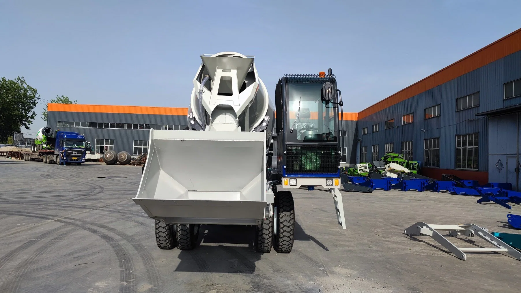 Mx2000 Self Loading Concrete Mixer Drum Concrete Machinery