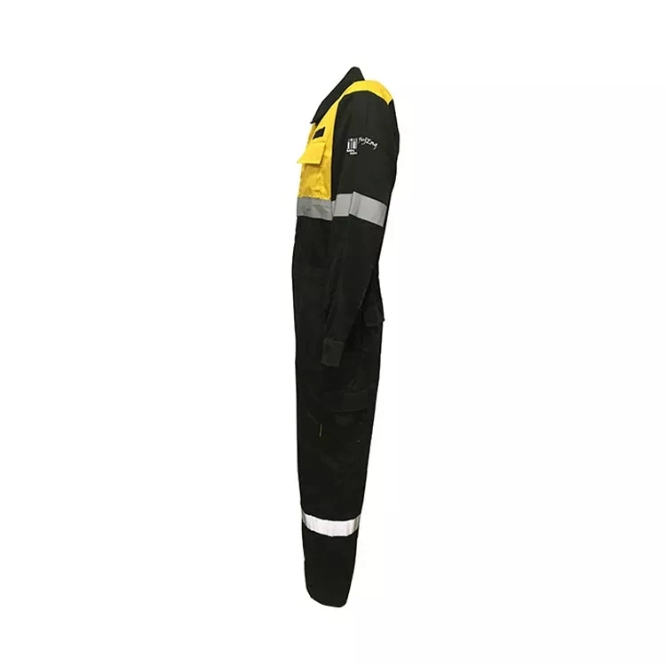 Polyester und Baumwolle Hit Farbe Jumpsuit schwer entflammbar Industrial Protective Kleidung