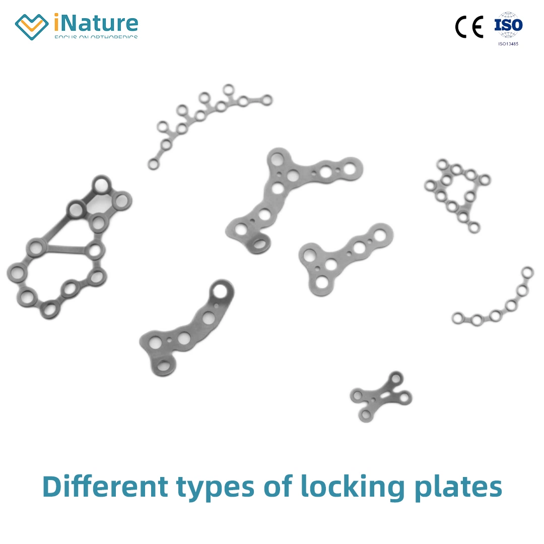 Pure Titanium Foot and Ankle Bone Fracture Calcaneal Locking Plate III