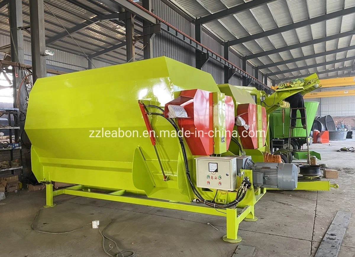 Full-Automatic Animal Tmr Feeding Mixer Feed Mixing Machine/Animal Grains Feed Mixer