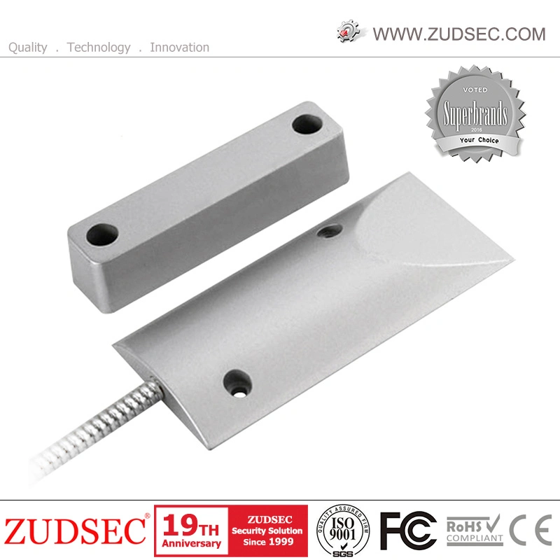 Wired Metal Rolling Garage Door Magnetic Sensor, Wired Roller Shutter /Rolling Door Detector