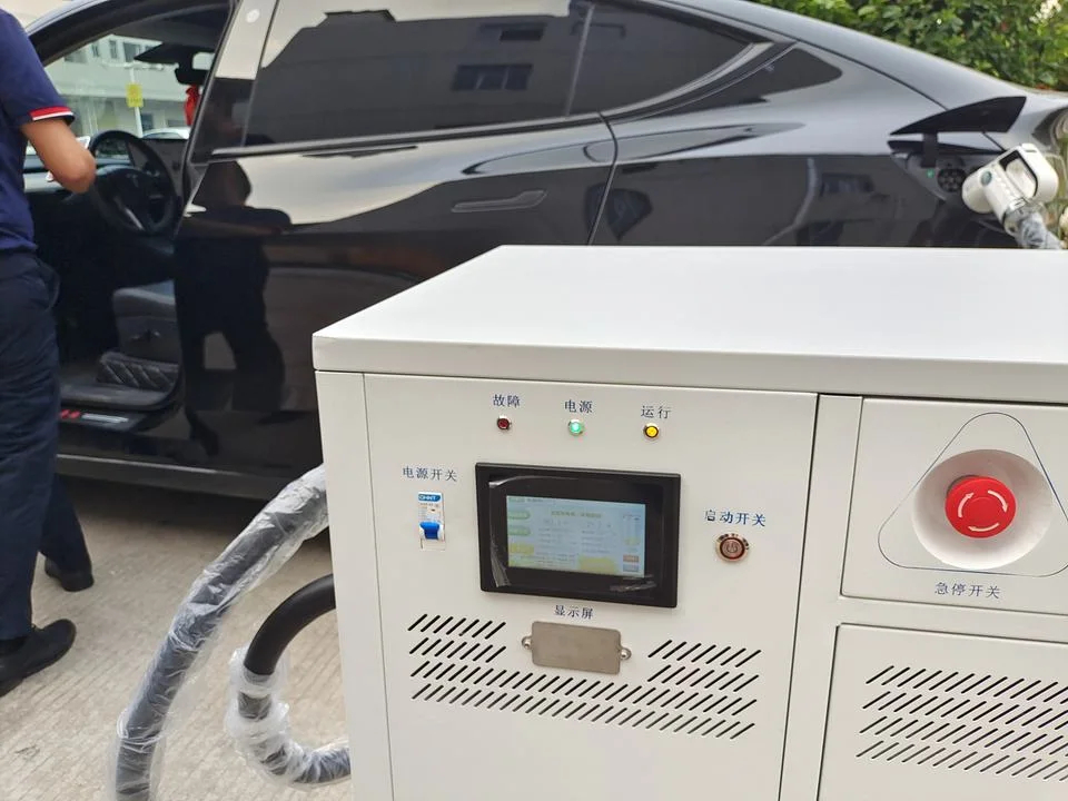 20kW EV DC Mobile Charger Tragbare CHAdeMO Ladegeräte Mobile CCS Tragbares Ladegerät CHAdeMO GBT TESL OEM EV DC