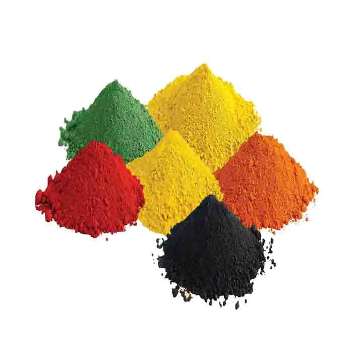 Pigment d'usine oxyde de fer jaune 313 ou oxyde de fer rouge 130 pour le béton de finisseur Brick