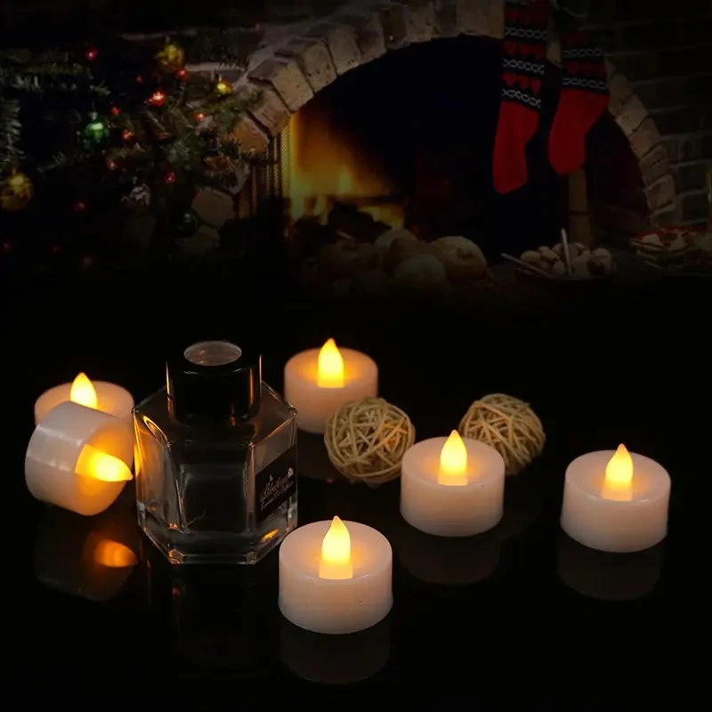 Mini LED Tea Light Flameless Candle Flickering Light