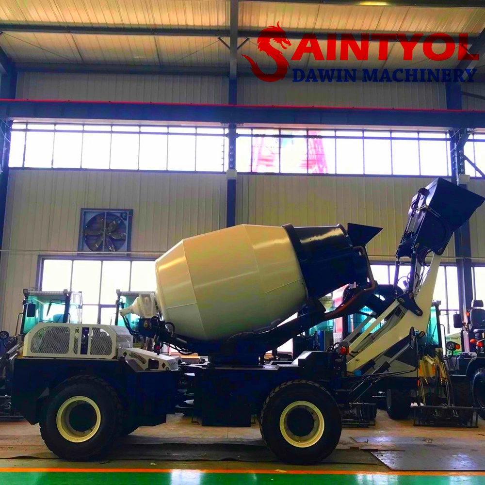 3.5 M3 Mobile Mini Shovel Self Loading Concrete Mixer Truck From Saintyol Dawin Machinery China