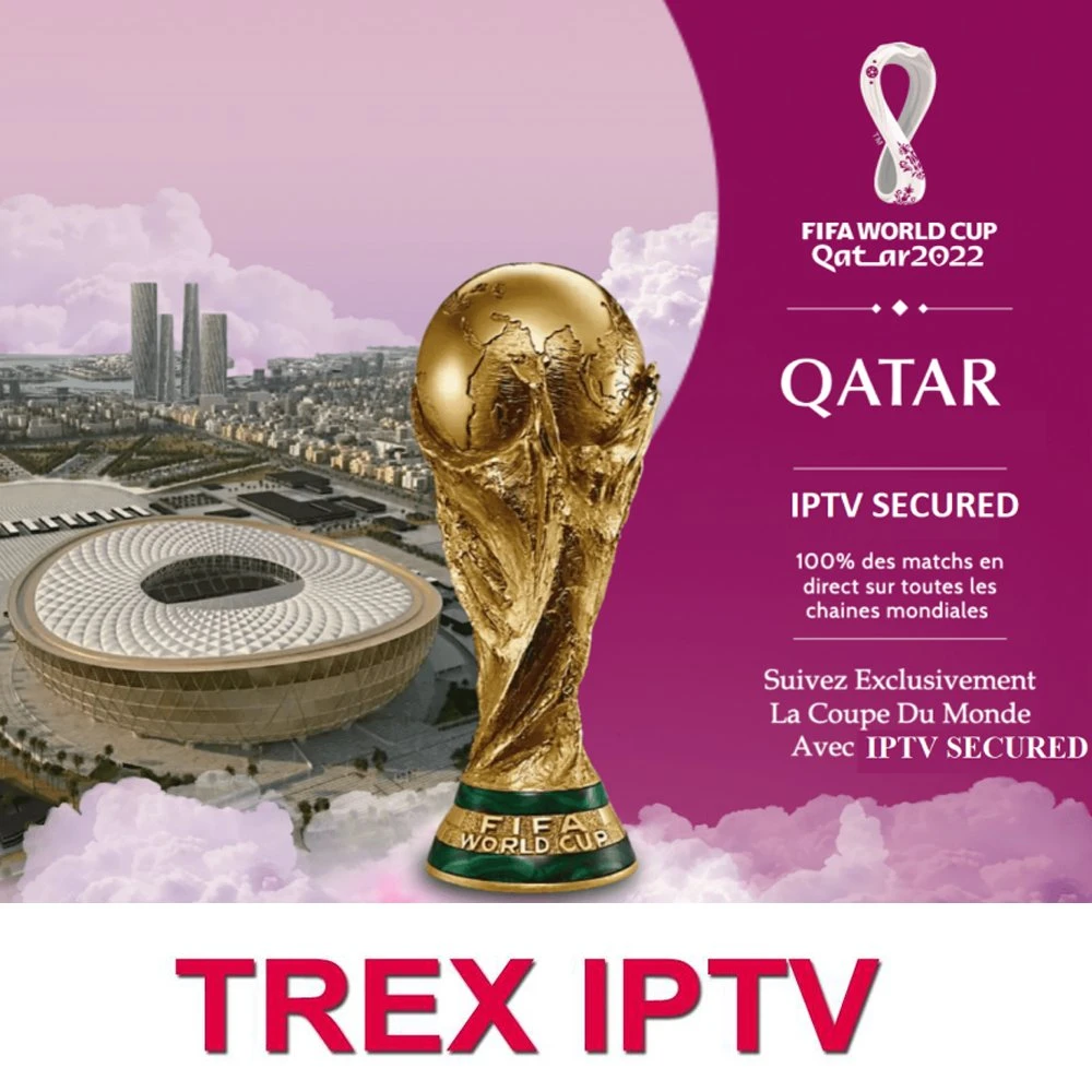 Trex IPTV 12 bocas de suscripción con el código de prueba gratuita Alemania Italia Reino Unido Polonia Israel Canadá Nigeria Europa