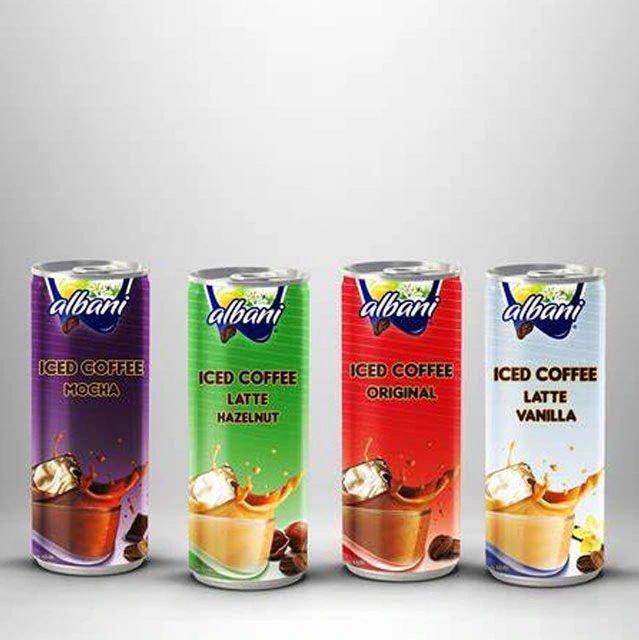 Bebidas Premium Café helado en lata Listo para beber Café helado Fabricante de refrescos