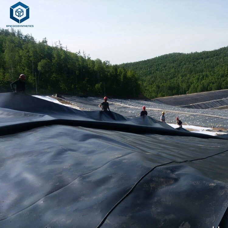 Bpm Geosynthetics HDPE Geomembrane 1mm Pond Liner for Landfill Project in Jordan