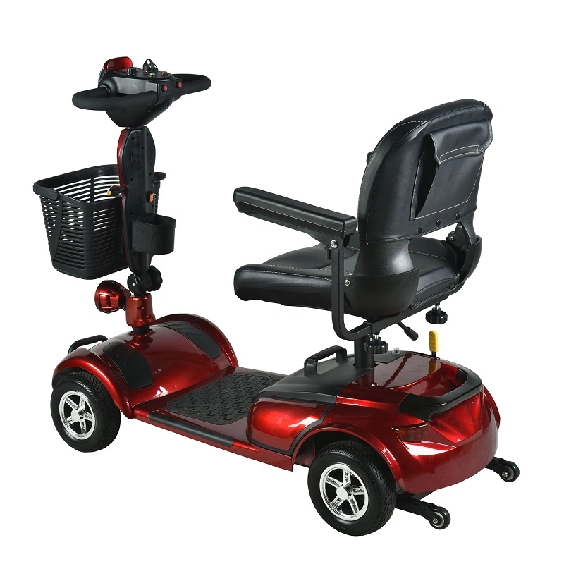 300W movilidad de cuatro ruedas de motor Elder Mobilitatsroller Scooters for Handicapped