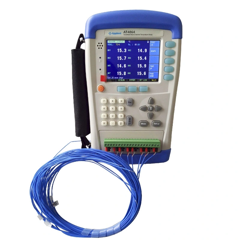 Anbai At4864 Temperature Data Logger Multi-Channel Temperature Measuring Instrument