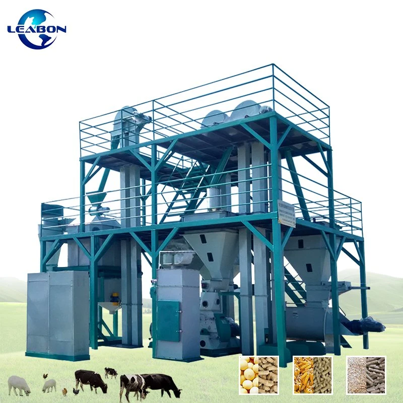 CE 2-3t/H Small Poultry Farm Chicken and Animal Feed Pellet Processing/Making Machineand Line Price