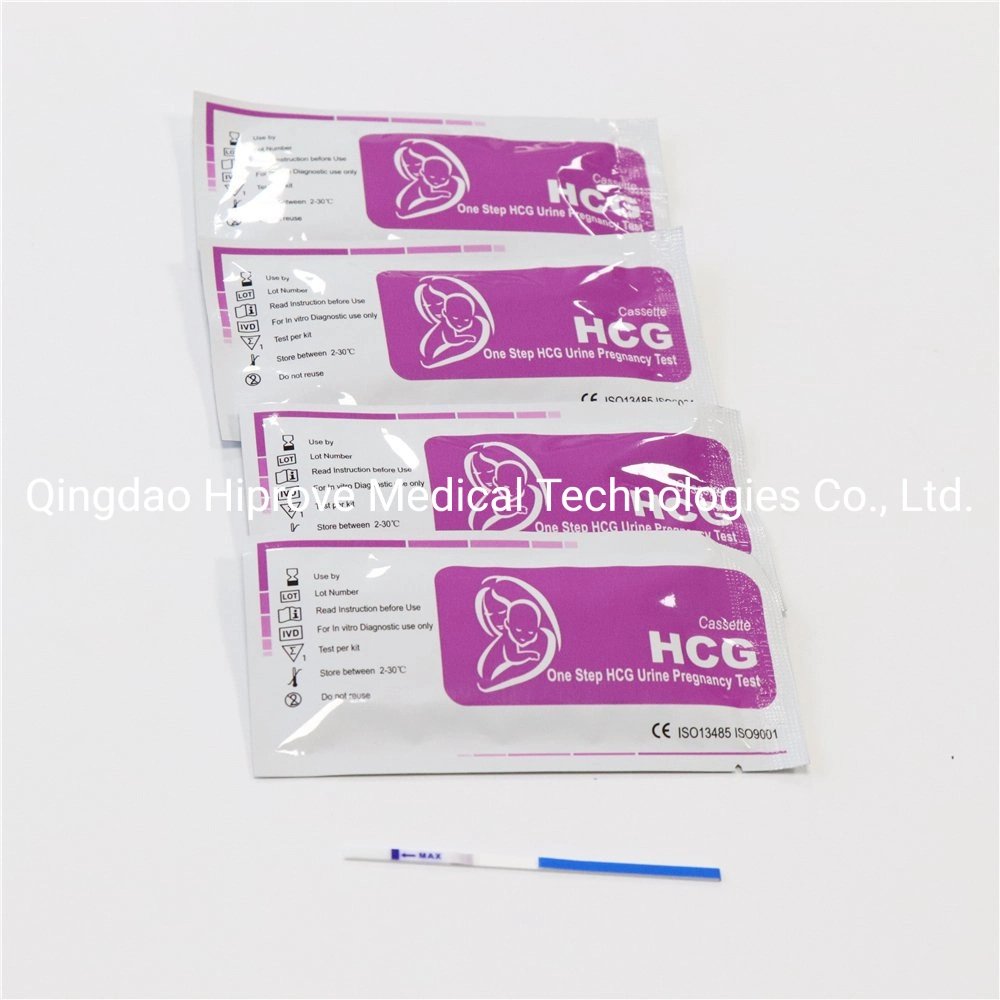 10-12.5miu/Ml HCG Urine Pregnancy Test Strips