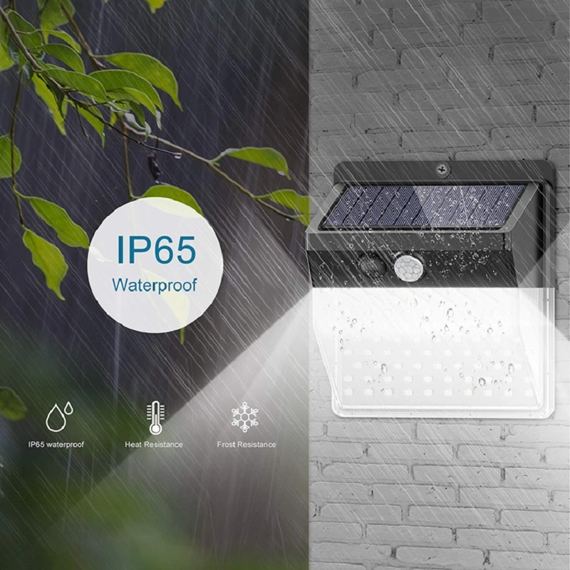 Brighttenlux 108 LED Hot Selling Waterlave Motion Sensor Outdoor Security (الأمان في الخارج لمستشعر الحركة المقاومة للماء أضواء حائط شمسية خفيفة ليلية