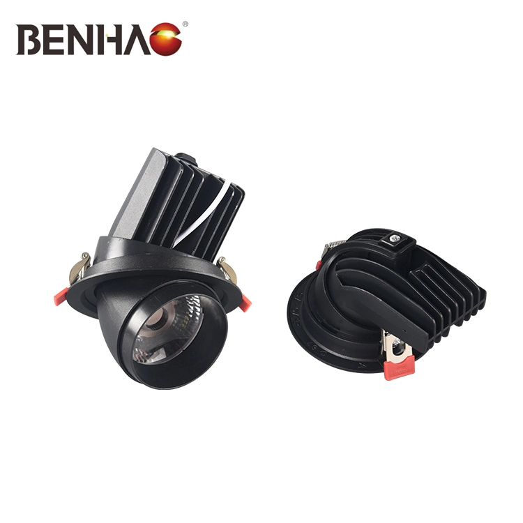 Домашний гостиная Benhao спальня Anti-Dazzle Downlight для достижения малого открытия, большая мощность, высокосветлый светодиодный слоновый свет лампы багажника