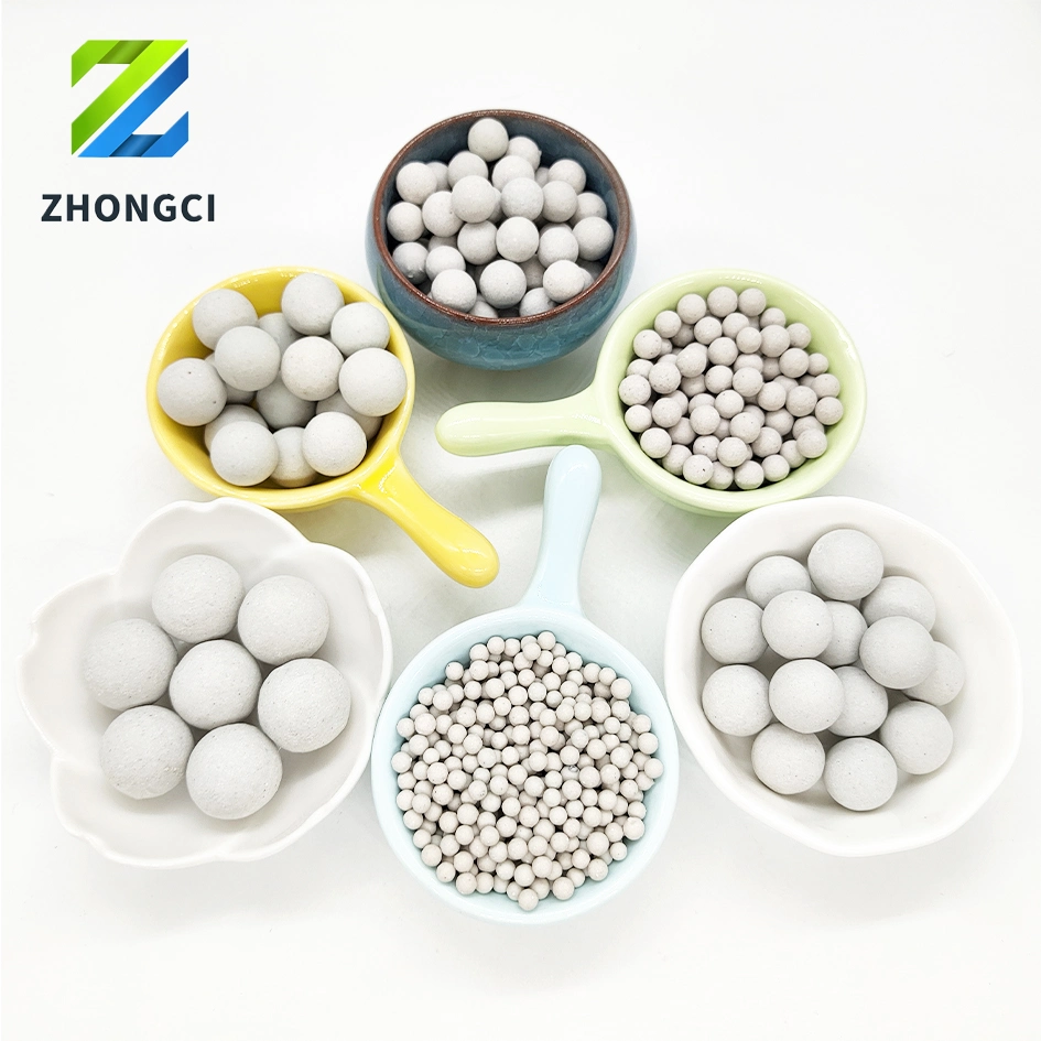 3mm~50mm 17~23% Inert Ceramic Ball Acid, Alkali Resistance