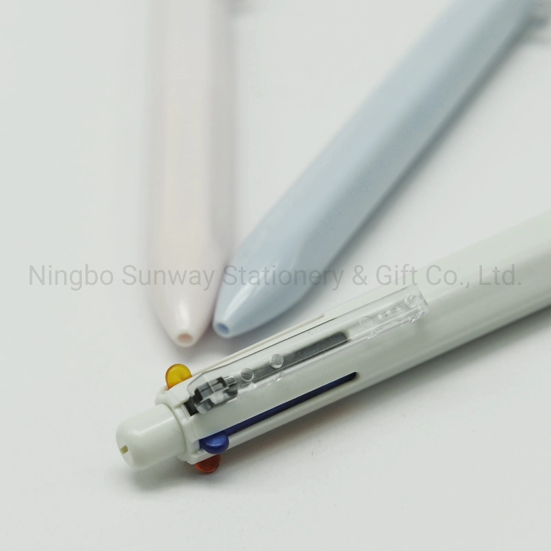 Plastic Promotional Multi Color Ballpoint Pens Mechanical Pencil