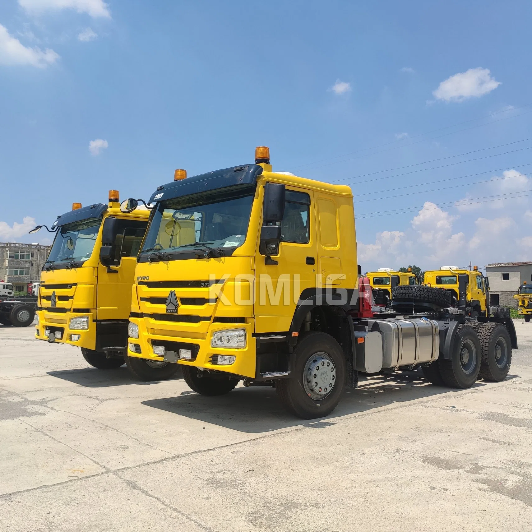 عجلات جديدة مستعملة من نوع Sinotruck 10 عجلات 6X4 371HP 400HP 430 Prime الجرار المركبة HOWO الجرار المقطورة السعر