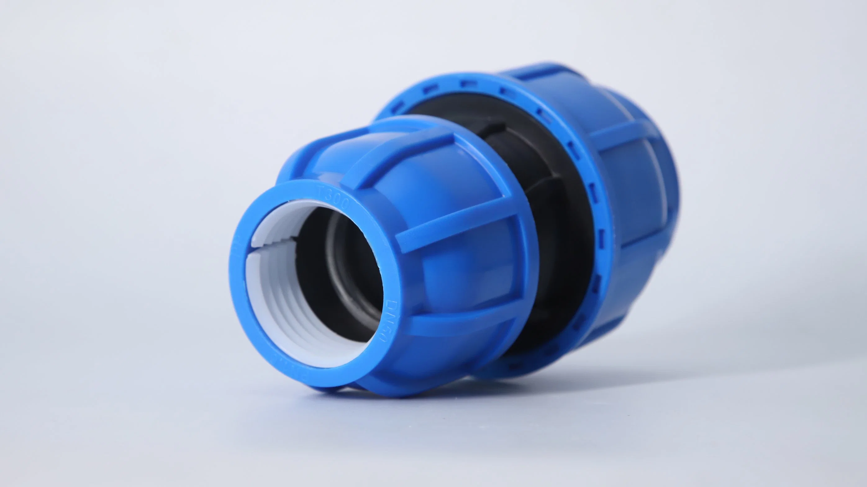 Blue Reducing Joint PP Quick Link Pipe Fitting CE