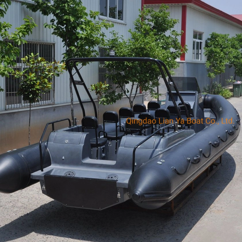 Liya 8.3m Hypalon bote inflable rígido Rib militar embarcación fabricado en China para la venta