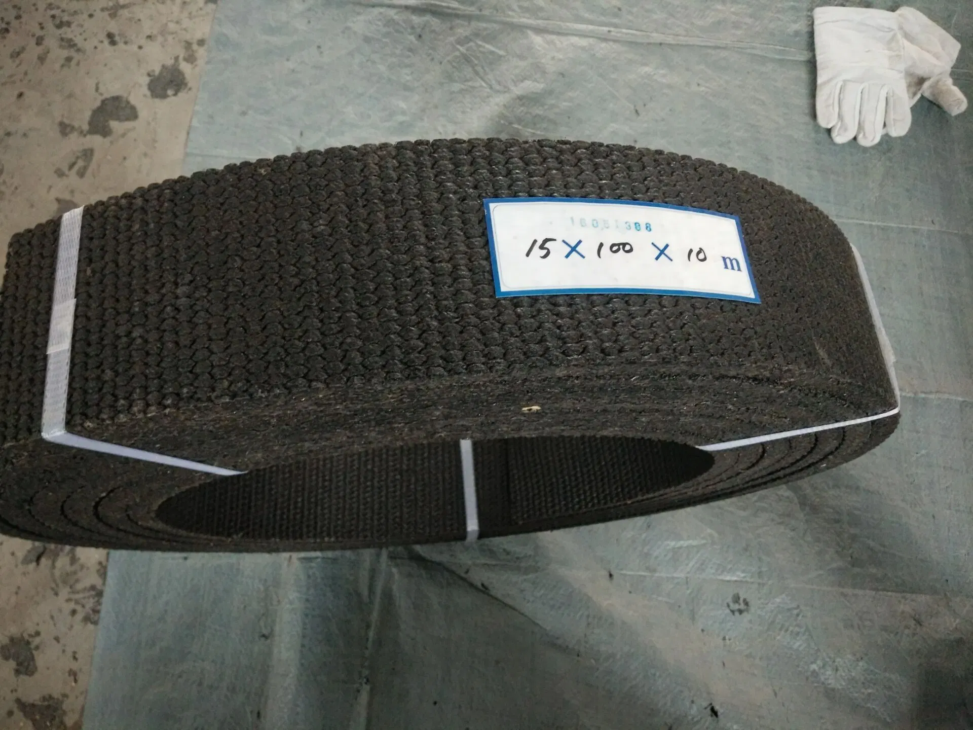 High quality Black Asbestos woven Brake Lining roll