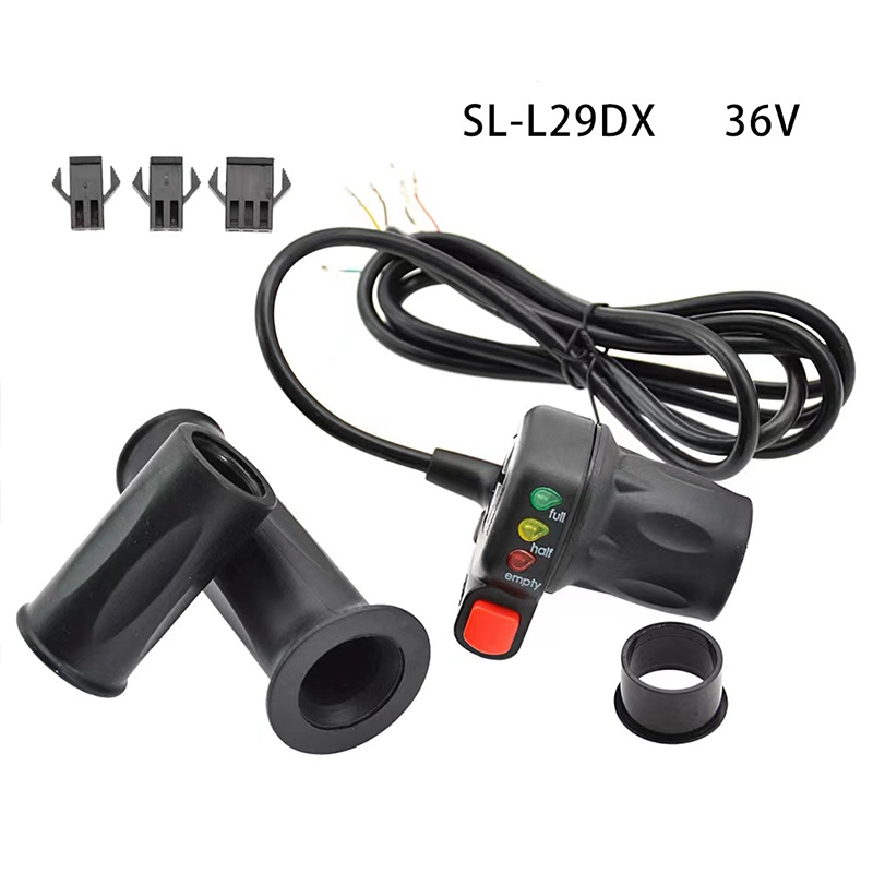 Wuxing Electric Bike Speed Control Half Twist Throttle Lithium Battery with Switch Power Display Handle Speed Regulator