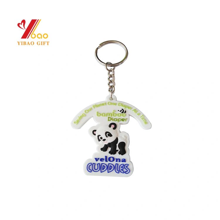 Wholesale/Supplier Promotional Promotion Souvenir Gifts Custom Made Own Logo Keychain Soft 3D Rubber PVC Key Ring Keychain