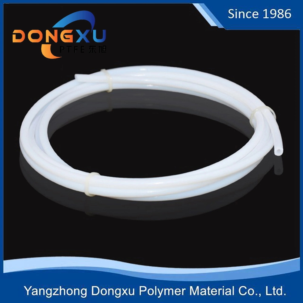 100% Virgin PTFE Pipe Customized Various Size PTFE Hose Tube