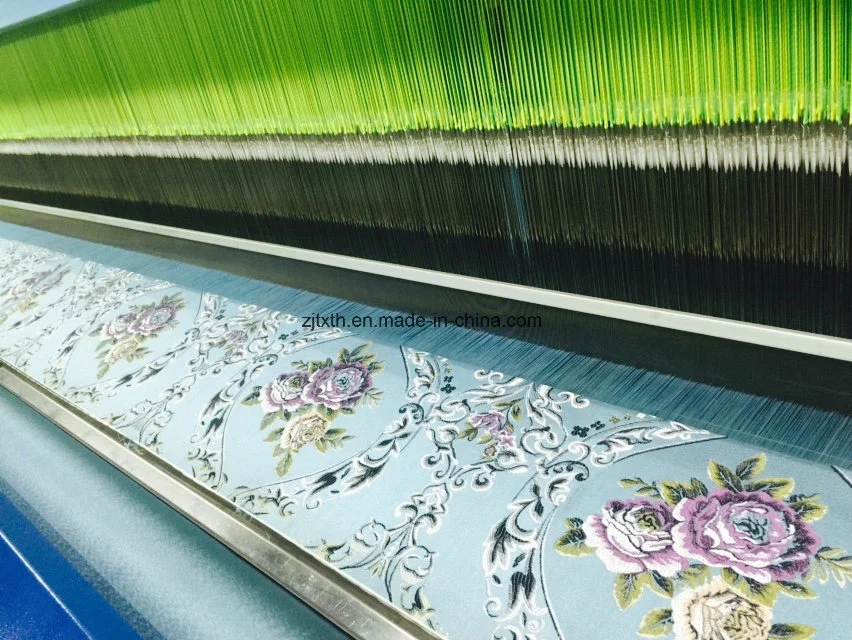 2016 El color del océano High-Grade chenilla tejidos Jacquard para los países al cliente