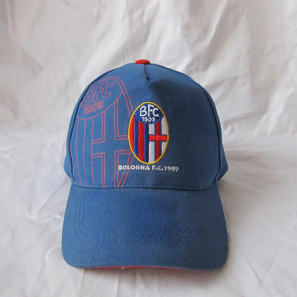 Zp002 Customized Blue Color Baseball Cap with Embroidery for Italy Club