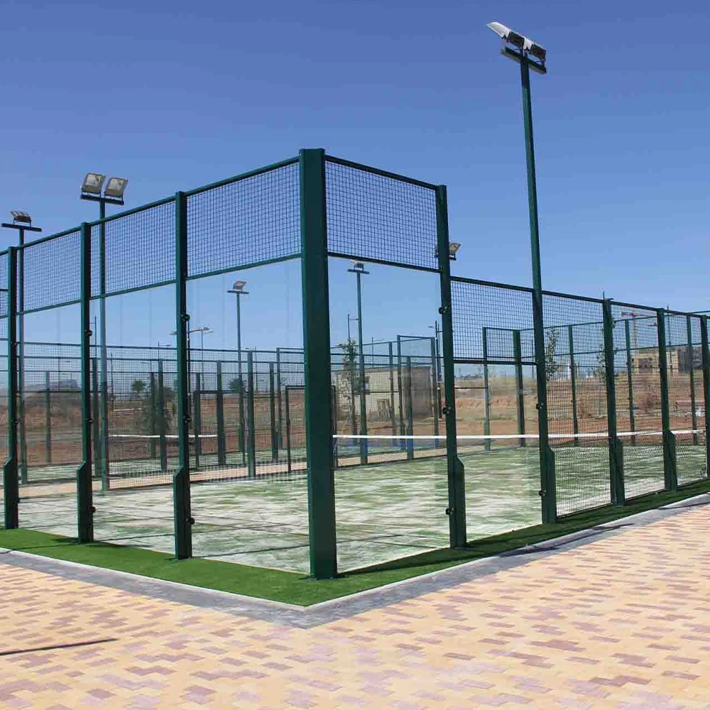 Portable Indoor Tennis Court Flooring Suppliers 3X3 Basketball Court Fencing China 18PCS Tempered Glass Cleaning Plastic Sport Court