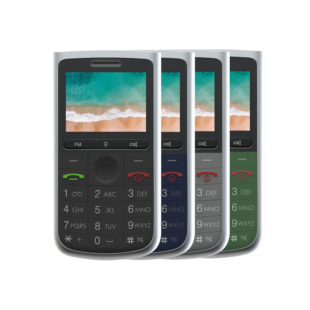 هاتف مميز سعر منخفض 2.4 بوصة الأدوات الخاصة قليلة السمك جداً ميزة الهاتف 4G LTE بطاقة SIM مزدوجة صوت SOS مرتفع مميزة الهواتف المحمولة