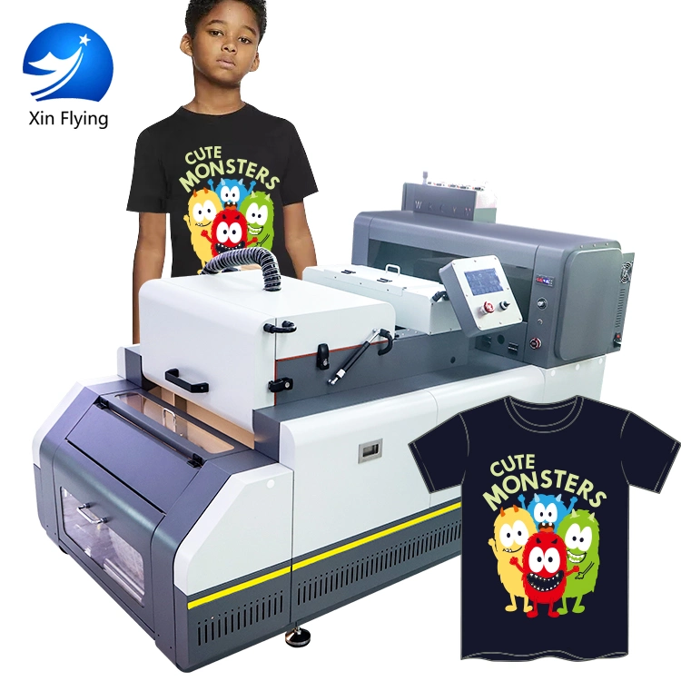 All-in-One A3 DTF-Drucker und Pulverschüttler-Trockner für Tshirt