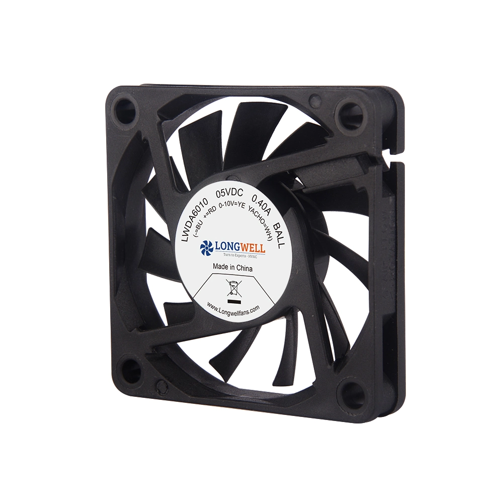 Longwell 60X60X10mm Computer Brushless Exhaust Cooling CPU Cooler Mini Small Axial Fans