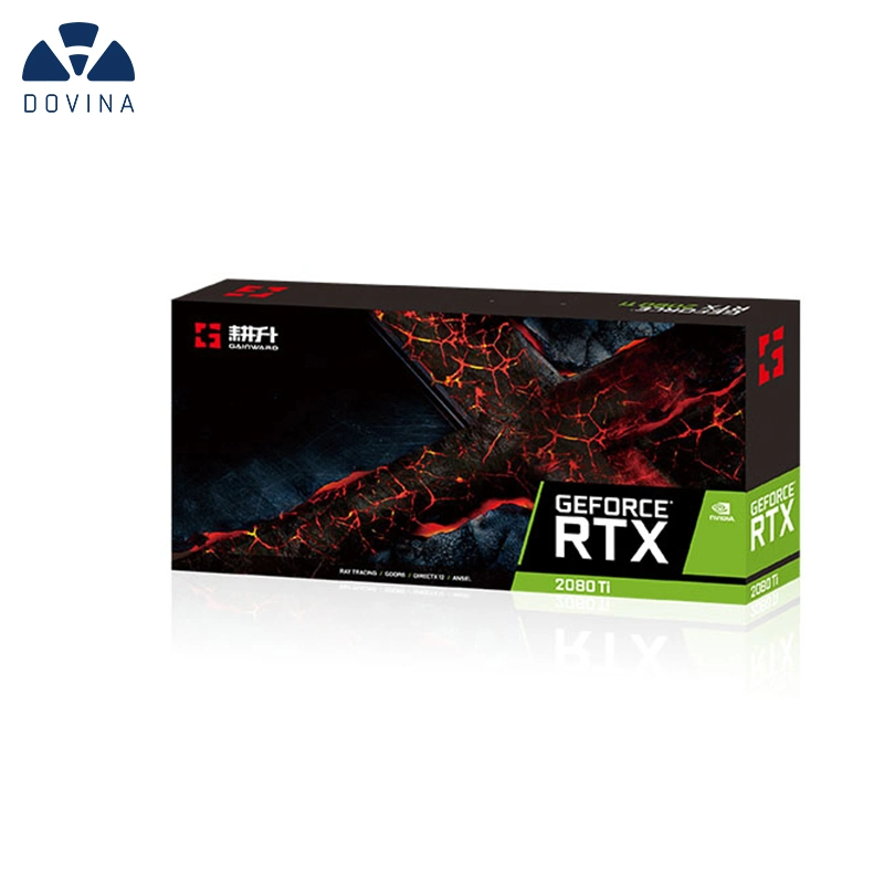 Brandneuer RTX 2080 Ti 11GB 352bit GDDR6 Desktop-Computer Unabhängige Gaming-Grafikkarte