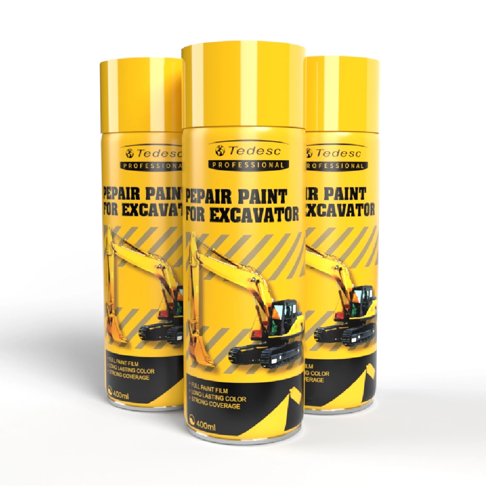 Factory Supply Yellow Spray Paint Surface Repair for Excavator/Digger/Machinery/Tractor/Plant