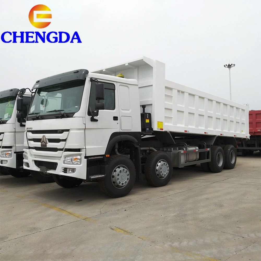 China Sinotruck Rueda 12 Volquete Camión Volquete 8X4 70 Ton camión volquete para la venta