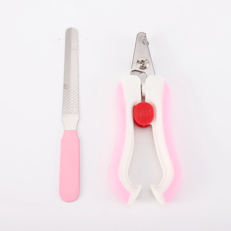 Hot Selling Pink Color Dog Cat Pet Nail Clippers and Trimmers Cleaning & Grooming Products