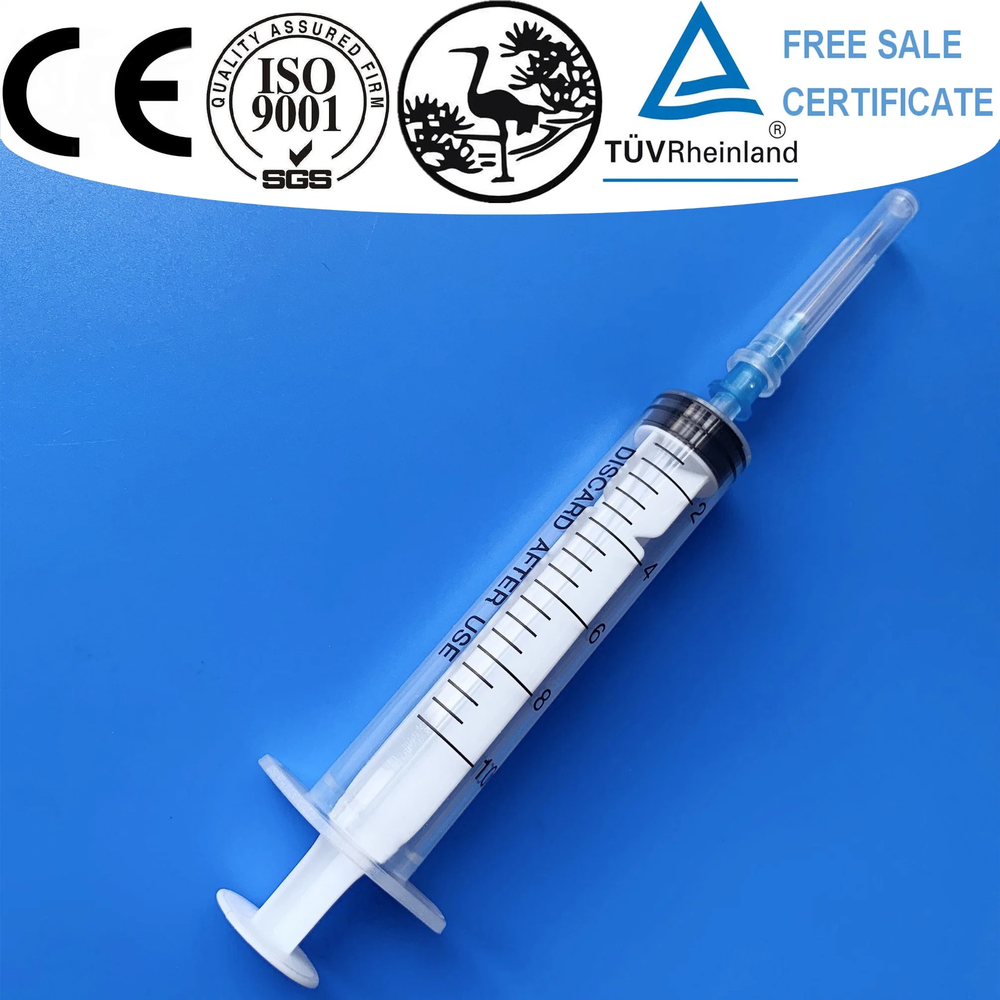 Disposable Medical Sterile Syringe with CE ISO Standard Medical Consumable Medical Supplies