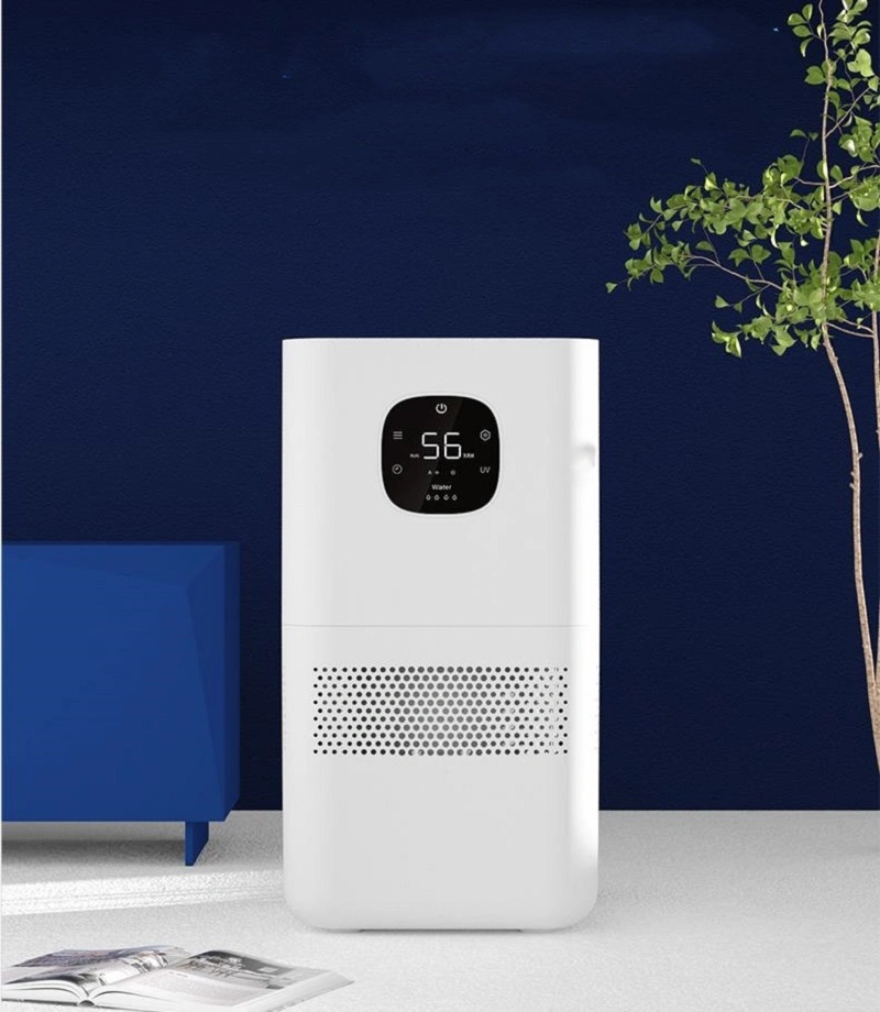 8L Non-Fog Humidifier HEPA UVC Air Purifier Invisible Water Moist Purification